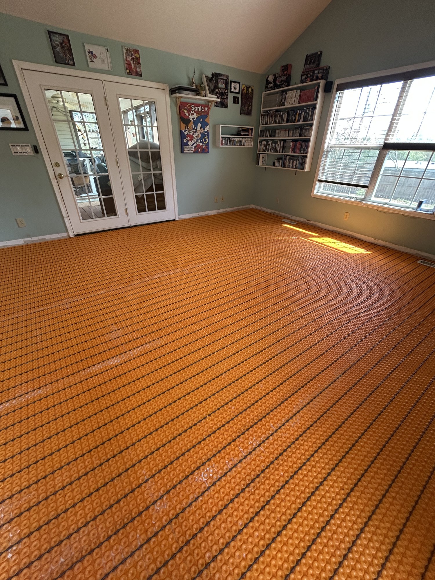 Heated floor prep &mdash; Greenville by Tile Yoda