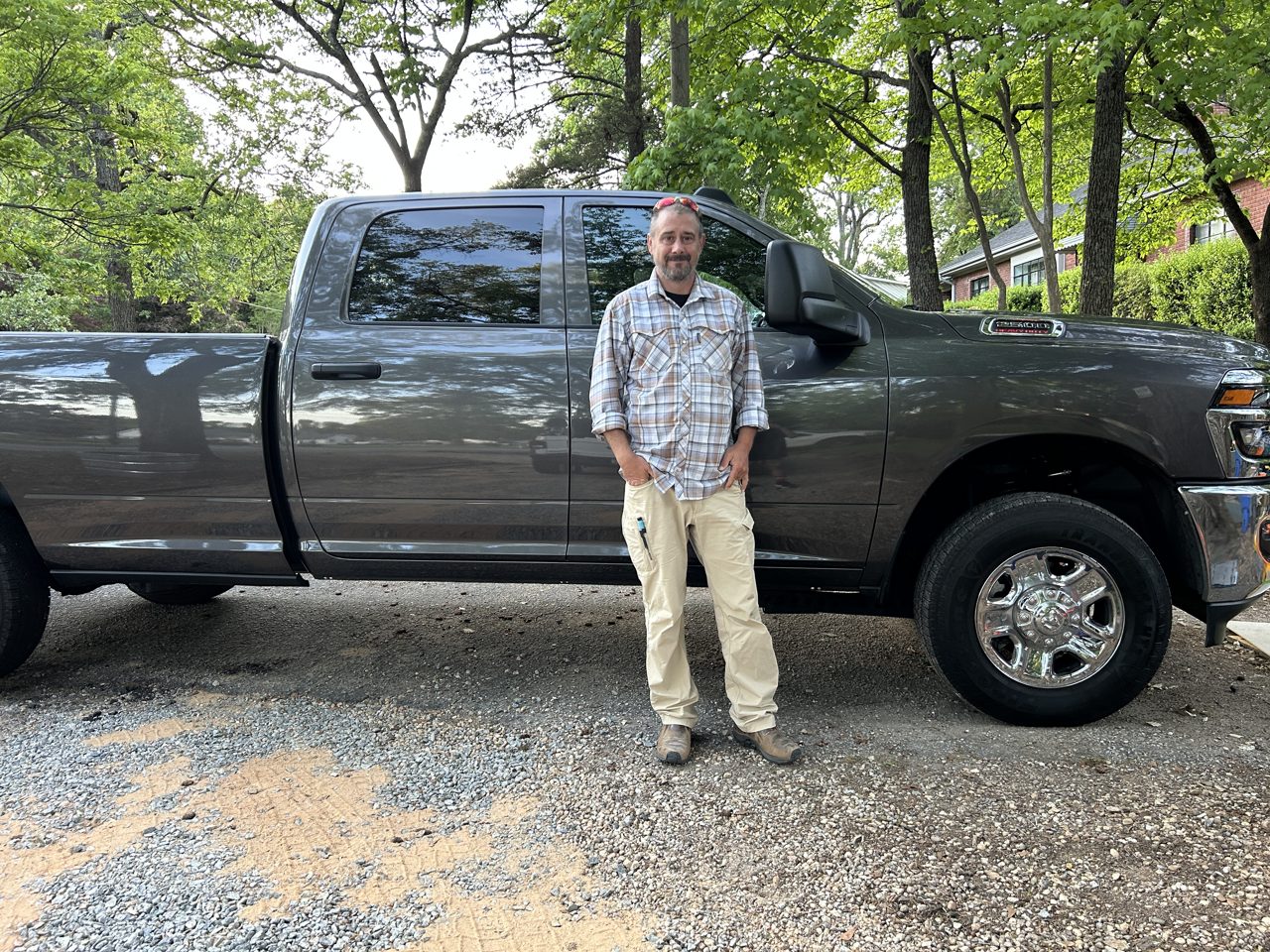 Nicholas McGowen, owner of Tile Yoda, a tile contractor in Greenville, SC